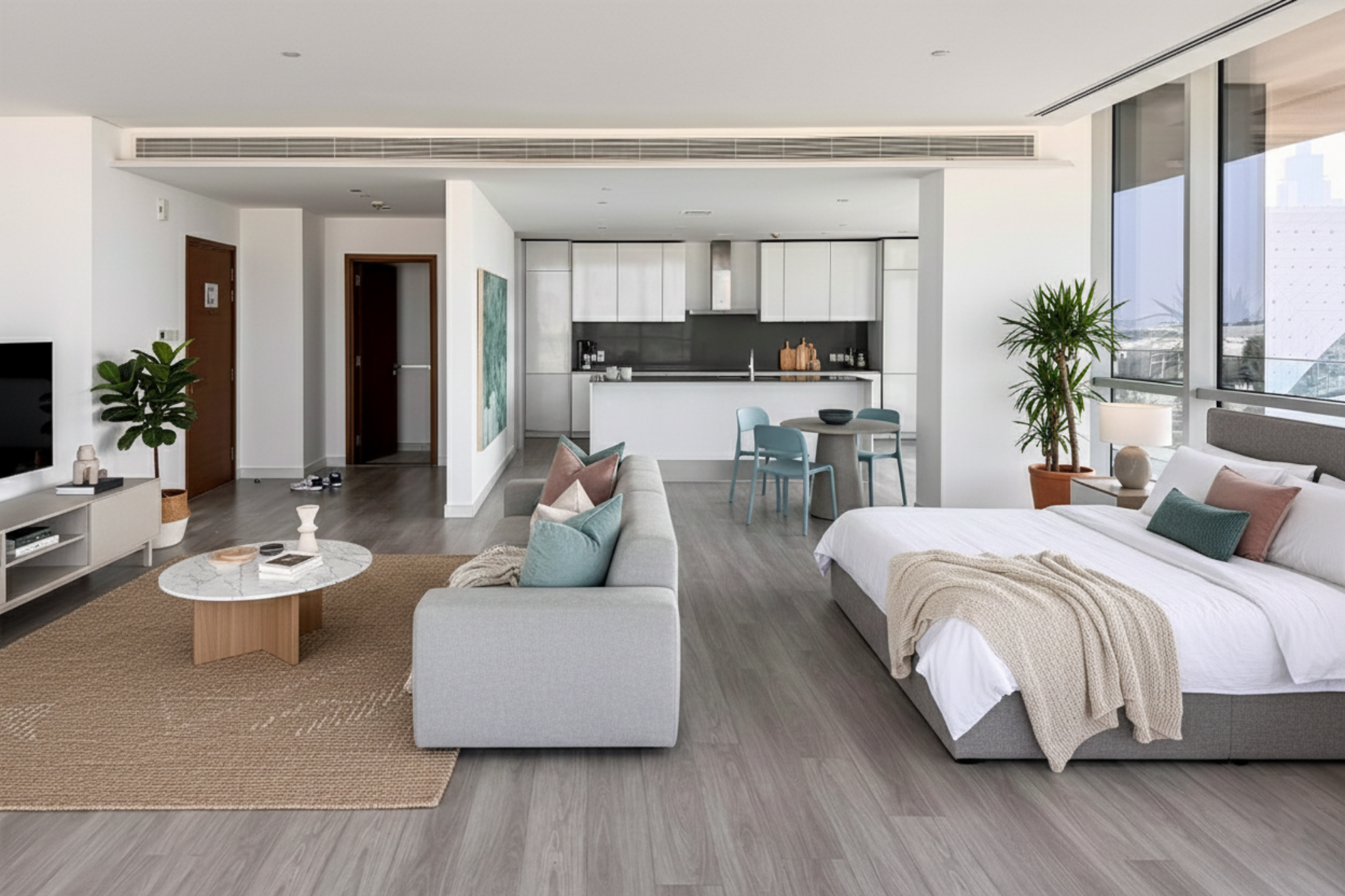 After studio apartment furnished photo